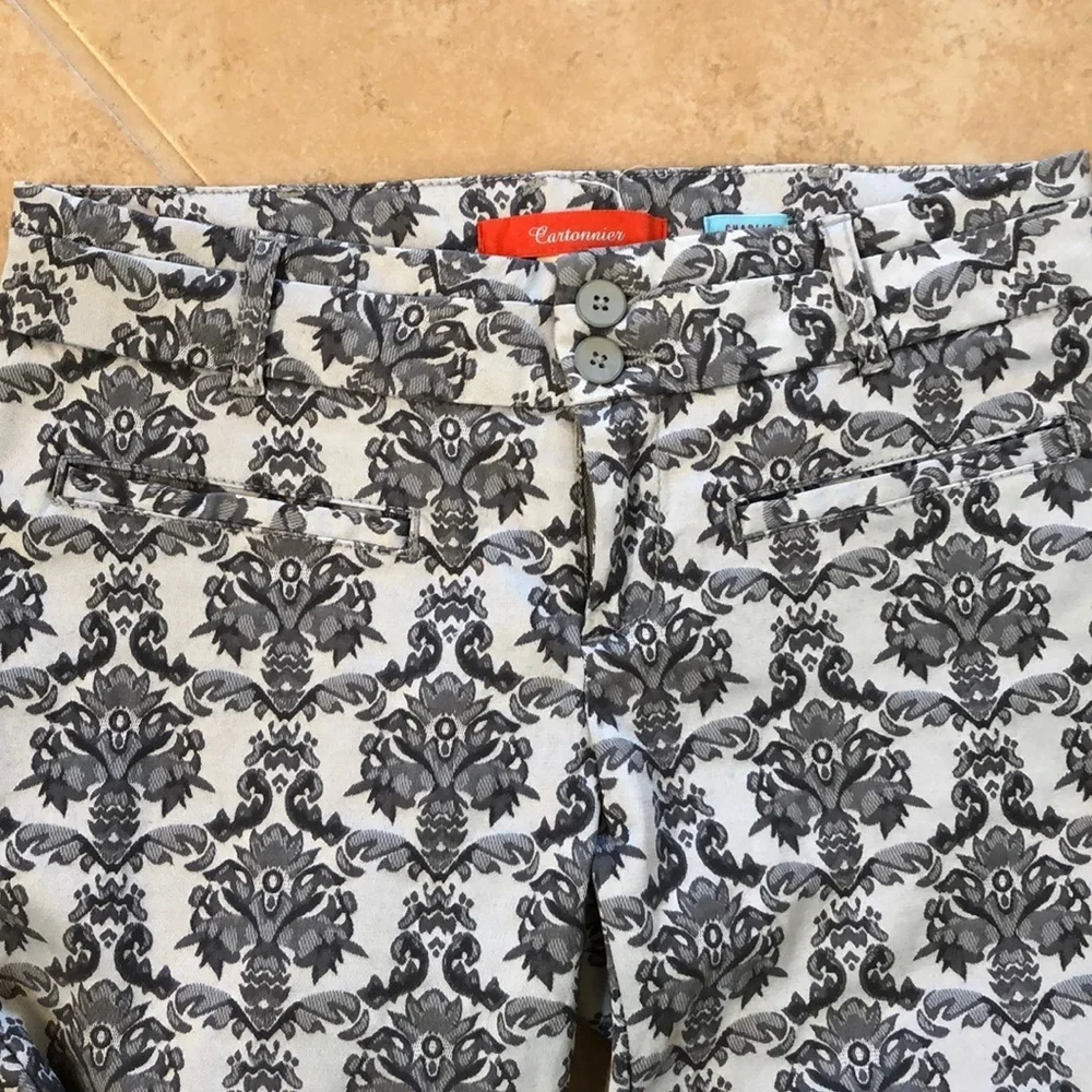 Anthropology floral print pants